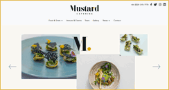Desktop Screenshot of mustardcatering.com
