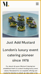 Mobile Screenshot of mustardcatering.com
